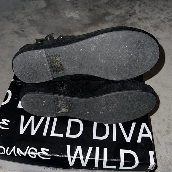 Black suede moccasin shoe - Picture 4 of 6